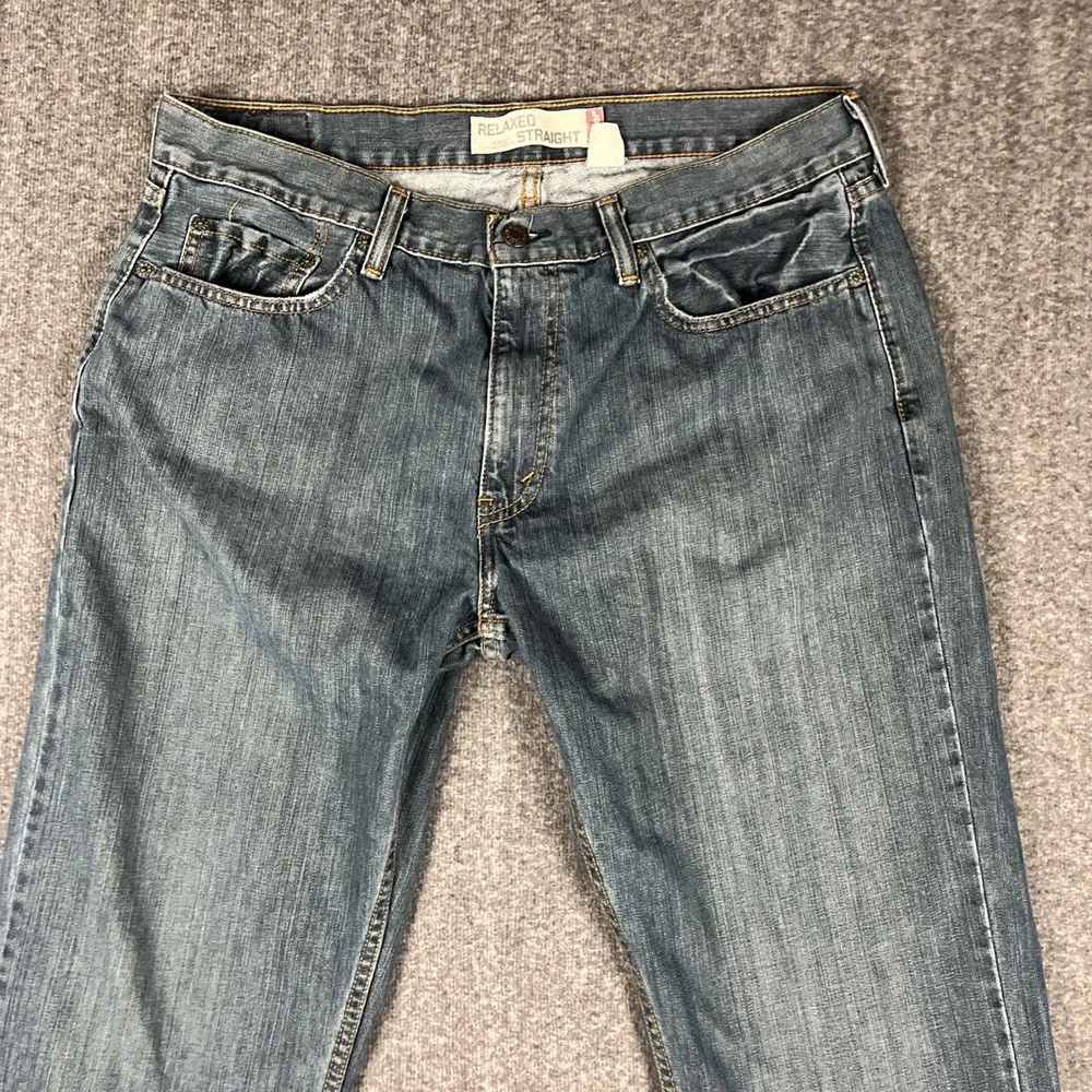 Vintage Levis‎ 559 Jeans Mens Tag 36x32 Blue Relaxed Denim Work Y2K W34 L31.5